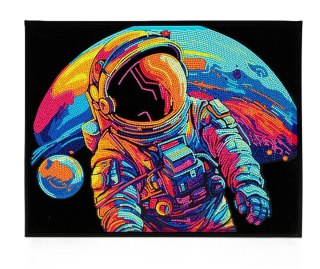 Diamond Dotz - Adults Flocked Neon Astronaut