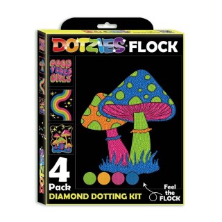 Diamond Dotz - Adults Flocked Neon Good Vibes
