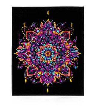 Diamond Dotz - Adults Flocked Neon Mandala