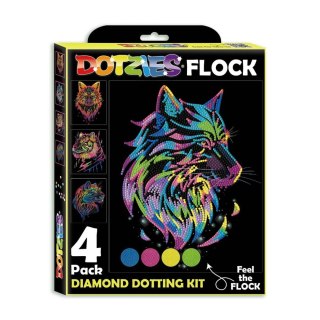 Diamond Dotz - Adults Flocked Wild Neon