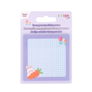 Karteczki samoprzylepne 73x73mm 50K fioletowe