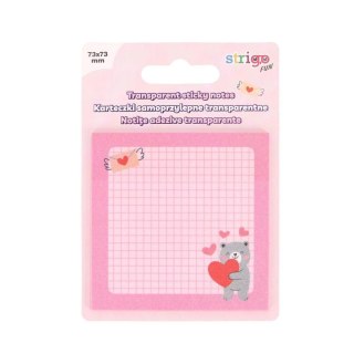 Karteczki samoprzylepne 73x73mm 50K różowe