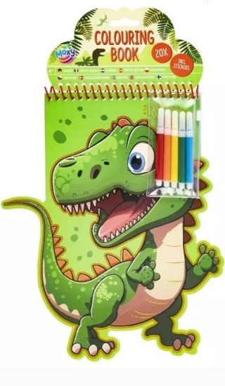 Kolorowanka Dinozaur 20 arkuszy