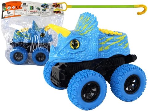 Terenówka pchacz Triceratops niebieski