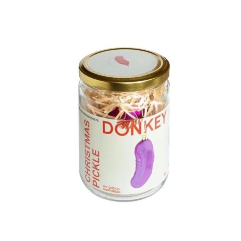 Bombka choinkowa - Christmas Pickle różowa