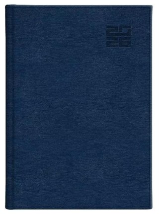 Kalendarz 2026 B5 dzienny Aluminium granatowy