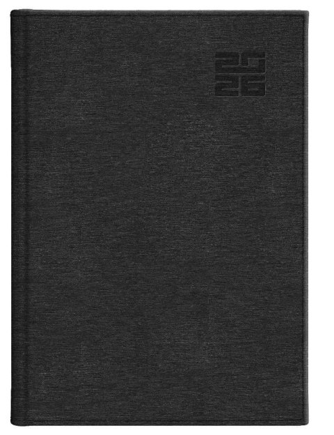 Kalendarz 2026 B5 tygodniowy Aluminium czarny