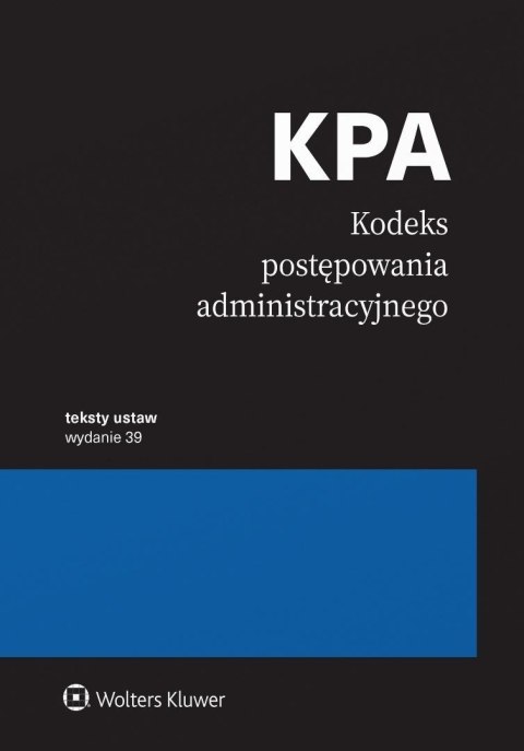 Kodeks postępowania administracyjnego w.39
