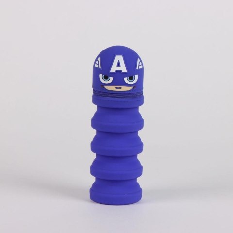 Piórnik gumowy rozkładany Kapitan Ameryka