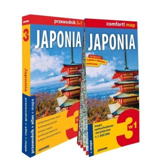 Japonia 3w1 przewodnik + atlas + mapa