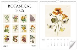 Kalendarz 2026 ścienny Botanika rośliny natura