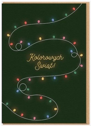 Karnet - Kolorowych Świąt