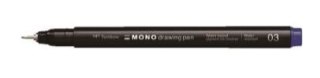 Cienkopis mono drawing 0,35mm niebieski