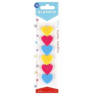 Magnes serce 6 sztuk
