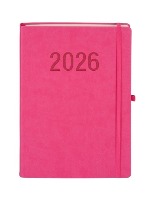 Kalendarz 2026 A4 Memofix DNS różowy