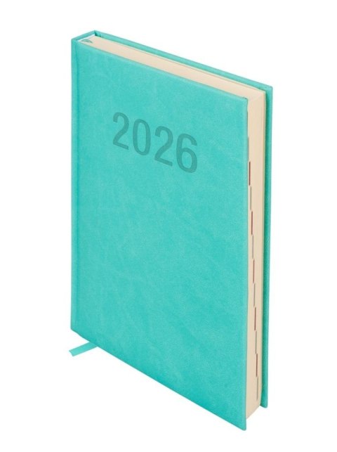 Kalendarz 2026 A5 Colorfix DNS turkusowy