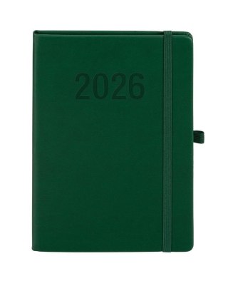 Kalendarz 2026 A5 Memofix TDW zielony