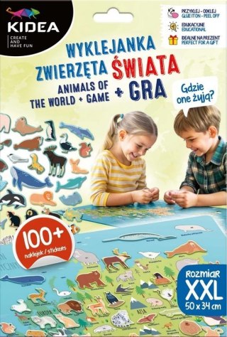 Gdzie oni żyją? Zwierzęta świata + gra KIDEA
