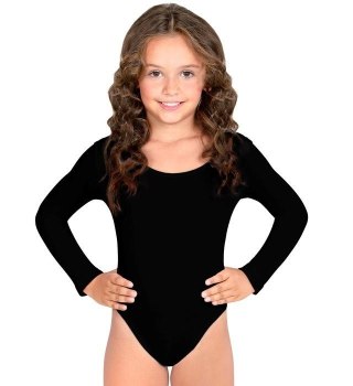 Body dziecięce czarne rozm. 116/128