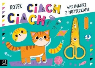 Wycinanki z nożyczkami. Kotek ciach, ciach!