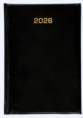Kalendarz 2026 dzienny A5 Baladek czarny