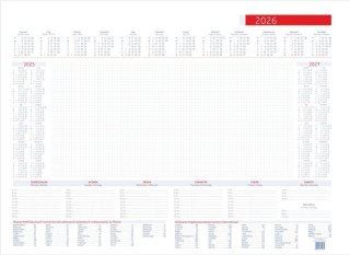 Kalendarz 2026 Biuwar B3 (52 karty)