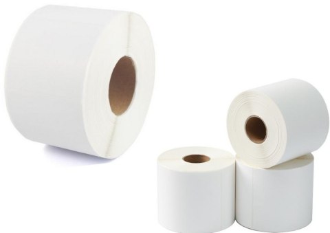 Etykiety naklejki termiczne białe 10x15cm 500szt