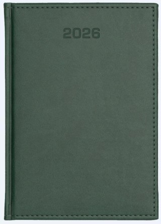 Kalendarz 2026 dzienny A4 Vivella zielony