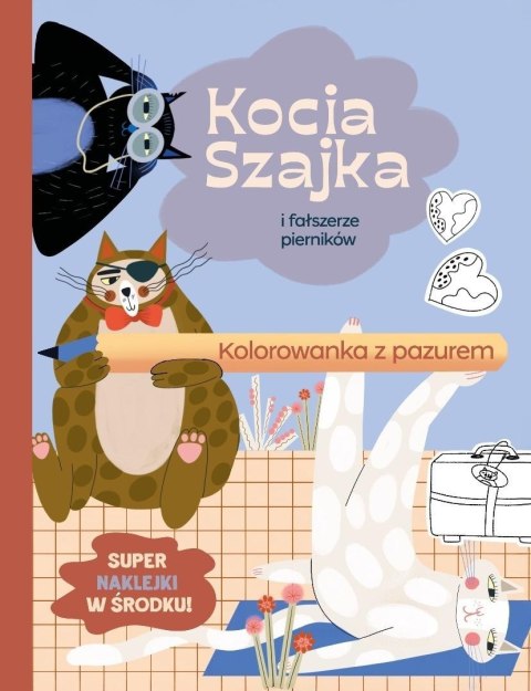 Kocia Szajka i fałszerze pierników. Kolorowanka