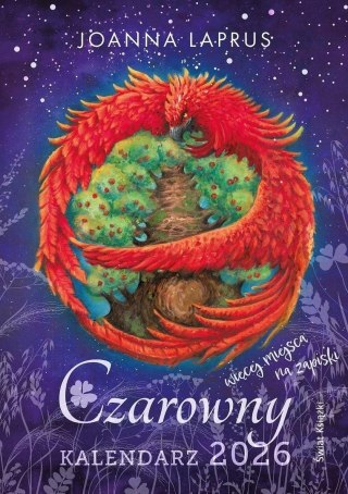 Czarowny kalendarz 2026 (więcej miejsca na zapiski