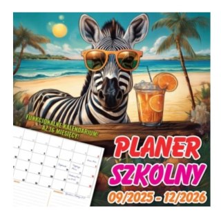 Kalendarz 2025/2026 trójdzielny planer szkolny