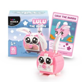 Klocki snapets królik różowy KIDEA