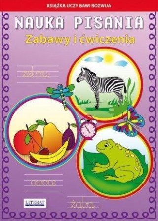 Nauka pisania. Zabawy i ćwiczenia. Zebra w.2016