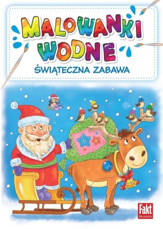 Świąteczna zabawa. Malowanki wodne