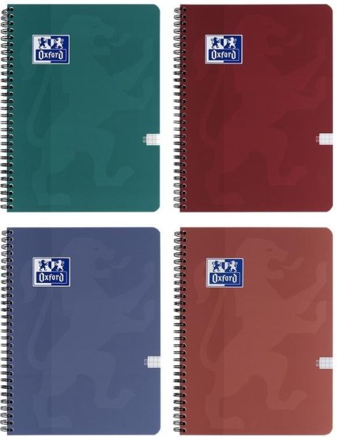 Kołozeszyt A4/100K kratka Touch Trend (5szt) OXFOR