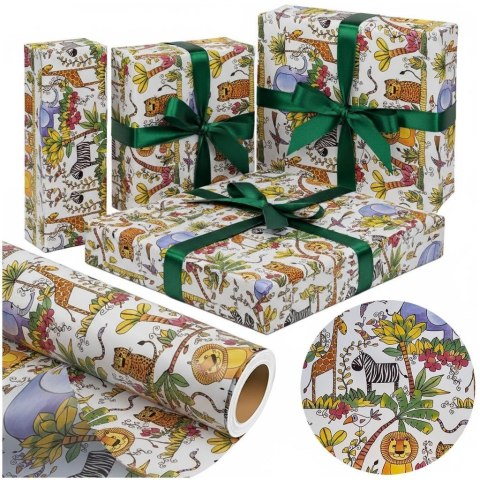 Papier zwierzątka Wesołe Safari X-Strong 38cmx20m