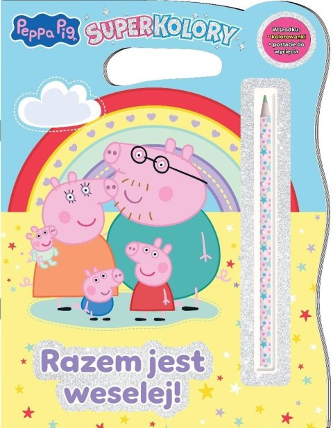 Świnka Peppa. Superkolory. Razem jest weselej!