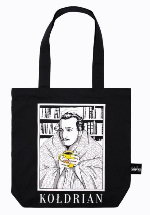 Torba bawełniana czarna Kołdrian