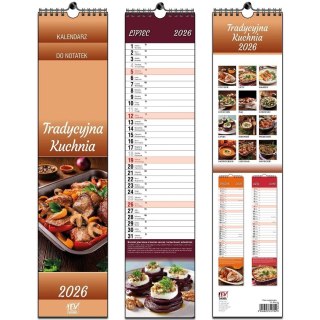 Kalendarz 2026 paskowy 13 planszowy Kuchnia