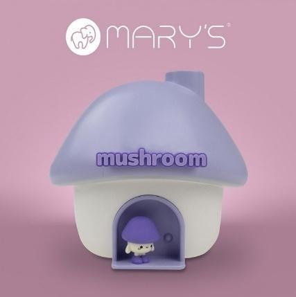 Nawilżacz powietrza LED Grzybek fioletowy