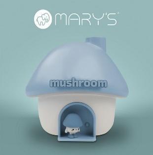 Nawilżacz powietrza LED Grzybek niebieski