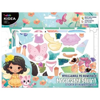 Wyklejanka po numerach jednorożec KIDEA