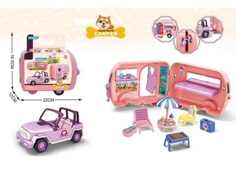 Auto z przyczepą play pocket 22x12x16,5cm