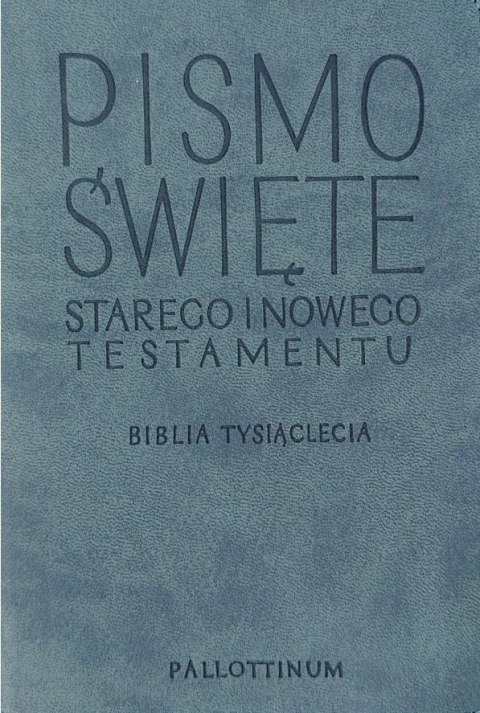 Biblia Tysiąclecia - oazowa, ekoskóra