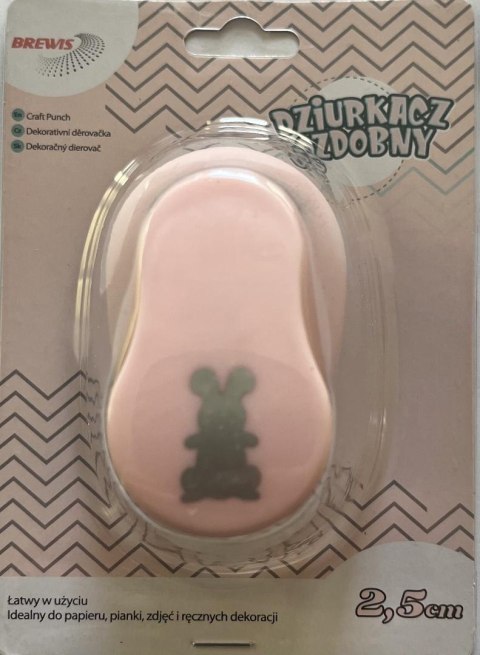 Dziurkacz ozdobny Zając 2.5cm