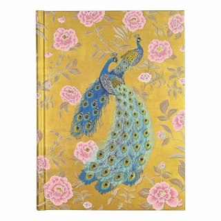 Notatnik szyty Wiktoriański Paw