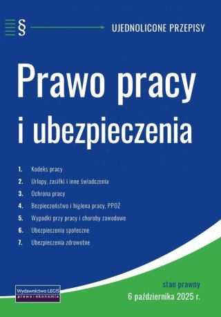 Prawo pracy i ubezpieczenia - 6.10.2025