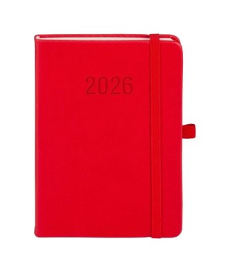 Kalendarz 2026 B6 Memofix TDW czerwony