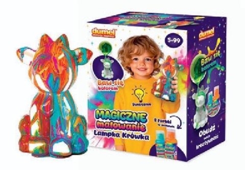 Magiczne malowanie Lampka Krówka