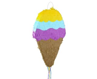 Piniata Lody w wafelku, 23x7.5x43cm